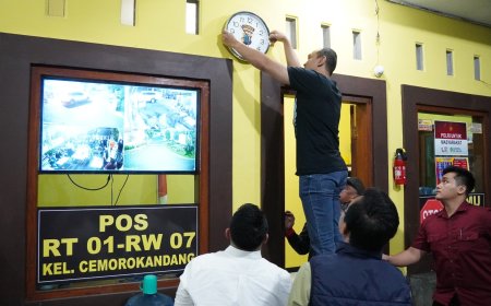 Sambang Poskamling, Kapolresta Malang Kota Serap Aspirasi dan Jaga Kamtibmas Hingga Level RT